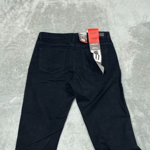 Kenneth Cole Men’s Straight Fit Stretch Denim Jeans Size 34x30 Black a0255 - Picture 7 of 10